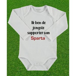 Mooi baby rompertje met uw club Sparta