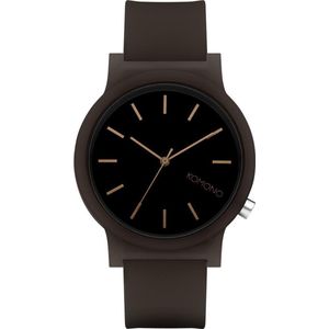 Komono Polshorloge Mono Black Glow Zwart ⌀ 38 mm - Dames en Heren