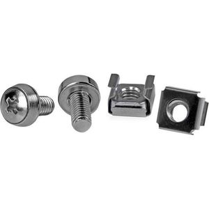 50 Pkg M6 Mounting Screws and Cage Nuts
