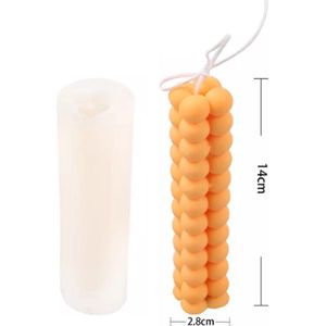 ZoeZo - Kaarsmal Bolletjes - Toren XL - Kaars mallen - Siliconen mal - Zelf kaarsen maken - Gips & epoxy gieten - Zeep maken