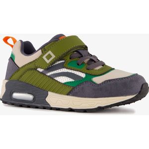 Blue Box jongens sneakers met airzool groen blauw - Maat 33 - Uitneembare zool
