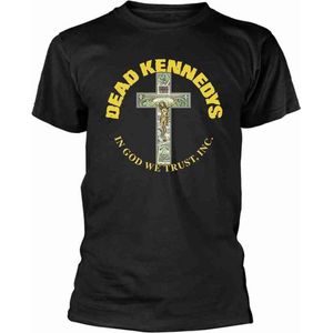 Dead Kennedys Heren Tshirt -S- In God We Trust 2 Zwart