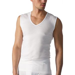 Mey Mouwloos Shirt Casual Cotton Heren 49037 - Wit 101 weiss Heren - 4