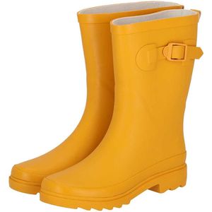 Morethansocks - Regenlaarzen Dames - Rubber - Ochre - Maat 38 - Regenlaarzen