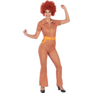 Funidelia | Jaren 70 Kostuum Voor voor vrouwen  Disco, Abba, Bee Gees, Decennia - Kostuum voor Volwassenen Accessoire verkleedkleding en rekwisieten voor Halloween, carnaval & feesten - Maat M - Oranje