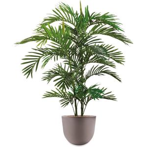 HTT - Kunstplant Areca palm in Eggy taupe H120 cm