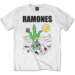 Ramones - Loco Live Heren T-shirt - 2XL - Wit