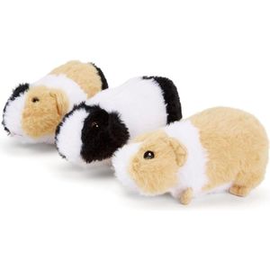 Cavia Speelgoed Pluche Set Van 100% Gerecycled Pluche - Set Van 3 Speeltjes - Zacht Behaaglijk - Milieuvriendelijk - Collectie Voor Pasgeborenen