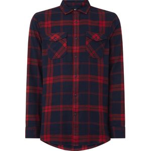 Lm Check Flannel Shirt 0p1306 3900 Red Aop