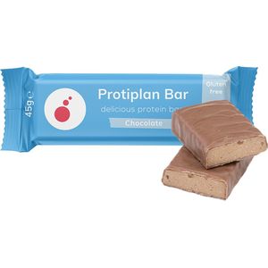 Protiplan | Delicious Protein Bar | Chocolate | 64 stuks | 64 x 45 gram | Eiwitrepen | Koolhydraatarme sportvoeding | Afslanken met Proteïne repen