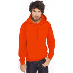 Oranje sweater/trui hoodie voor heren - Holland feest kleding - Supporters/fan artikelen L
