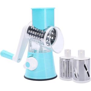 Groentesnijder, Groentesnijder voor komkommers, kaas, noten, wortelen, voedsel, chocolade, groenten, fruit etc. 3-in-1 multifunctionele kaasrasp (D)