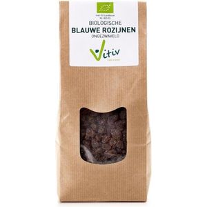 Vitiv Blauwe rozijnen klein 500 gram