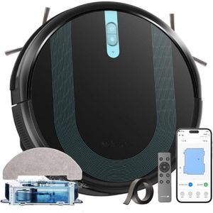 850T Robotstofzuiger - 3000 Pa Krachtige Zuigkracht - Ultradun en Stil - 120 Minuten Looptijd - Verbonden Door Alexa/APP/IFTTT - Ideaal Voor Dierenharen, Tapijten en Harde Vloeren