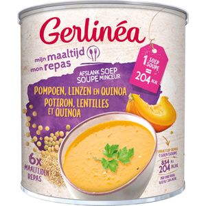 4x Gerlinea Maaltijdsoep Pompoen - Linzen - Quinoa 318 gr