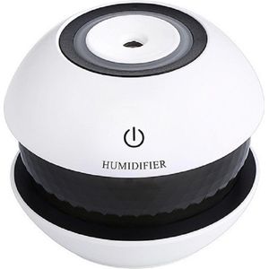 Luchtbevochtiger Magic Diamond Humidifier -Led sfeerverlichting- De stijlvolle luchtbevochtiger- Geur verspreider- met USB – met micro kabel Kleur Zwart wit