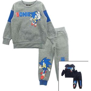 Sonic the Hedgehog joggingspak/huispak/vrijetijdspak grijs maat 110