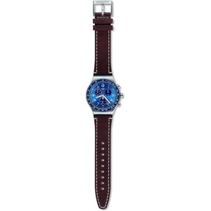 Swatch Irony Casual Blue horloge  - bruin