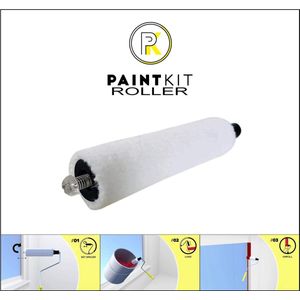 Paintkit Roller PRO set van 5 rollers van 10 cm met verstelbare afstandhouder voor zowel de hobbyist als professional een must to have om te verven zonder te kliederen