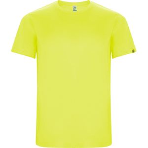 Fluor Geel unisex ECO CONTROL DRY sportshirt korte mouwen 'Imola' merk Roly maat XXL