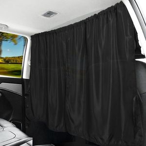 134 x 78 cm afneembaar achterruitgordijn voor autozonwering - scheidingsgordijn auto - Zonnescherm