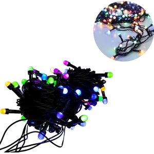Cheqo® Lichtsnoer - Lichtslinger - Lampjes - Kerstboomverlichting - Kerstverlichting - Tuinverlichting - LED-Verlichting Bolletjes - 240 LED - 18 Meter - Multicolor