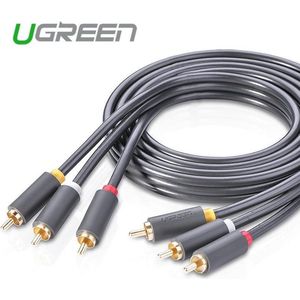 3 RCA to 3 RCA Audio Cable Male to Male Aux Cable 3M