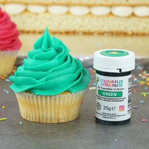 Sugarflair Colourflex Extra Paste Voedingskleurstof - Pasta - Groen - 25g