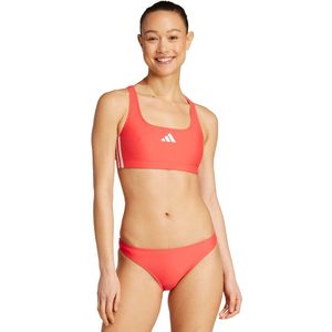 adidas Performance 3-Stripes V-Back Bikini - Dames - Rood- 38