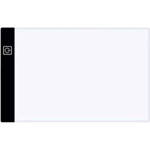 Lightpad - Diamond Painting - Lichtbak - Voor Tekenen - Voor Diamond Painting- Lichttafel - Tekentafel - Tekenen - A5 - Volwassenen - Kinderen - Dimbaar - Tekenbord - Zwart