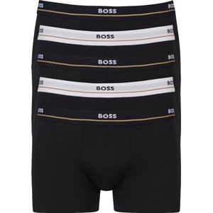 HUGO BOSS Essential trunks (5-pack) - heren boxers kort - zwart - Maat: S