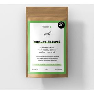 Yoghurt.nl - Naturel startersculturen - Maak zelf yoghurt - Goed voor 30 bereidingen - Yoghurtcultuur