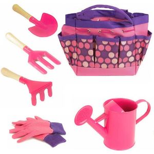 Tuingereedschap set voor kinderen - 6 delig buitenspeelgoed set