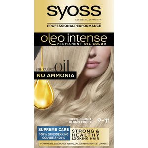 Syoss Oleo Intense Haarverf 9-11 Cool Blond - Voordeelverpakking 3 Stuks