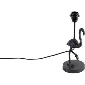 QAZQA animal-tl - Landelijke Tafellamp - 1 lichts - H 340 mm - Zwart - Woonkamer | Slaapkamer | Keuken