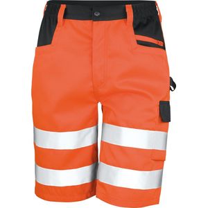 Regatta Safety Cargo Shorts RT328 - Fluorescent Orange - XS