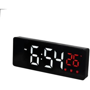 P&P Goods Sport Interval Timer – Stopwatch – Aftelklok – Fitness Timer – Digitale Gym Klok – Oplaadbaar Via USB – LED – Alarmfunctie - 16x60x2.5cm – Meerdere Display Kleuren – Draagbaar – Zwart