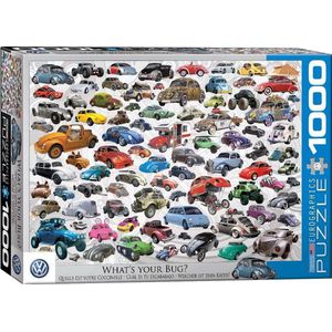 Eurographics Puzzle - Volkswagen Beetle Collage - 1000 stukjes