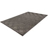 Lalee amira Vloerkleed Abstract, Geometrisch, Structure Mix, Trend Look hoog laag japandi reliëf 120x170cm grijs