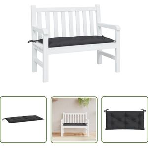 vidaXL Tuinbankkussen 100x50x7 cm waterafstotend Palletkussen - Tuinkussen - Outdoor Kussen - Oxford Stof - Waterdicht Kussen