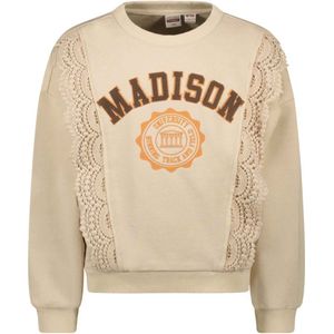 Street Called Madison Lazy Luna Truien & Vesten Meisjes - Sweater - Hoodie - Vest- Zand - Maat 164