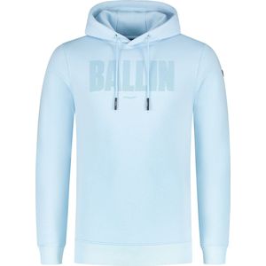 Ballin Amsterdam - Heren Regular fit Sweaters Hoodie LS - Light Blue - Maat XXL