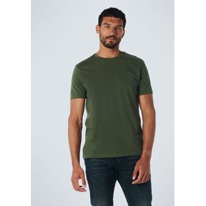 No Excess Mannen Ronde Hals T-Shirt Donker Groen XL