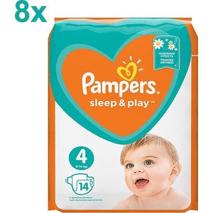 Pampers - Sleep & Play - Maat 4 - Maandbox - 112 luiers