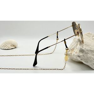 Zonnebrillenkoordje | Goud brillenkoord | brillenkoordje | Golden Sunglasses Chain | Gouden brillenketting | Sunglasses cord