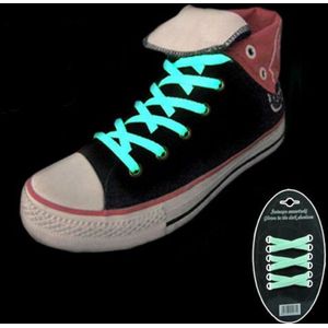 Glow in the dark schoenveters Groen