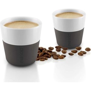 Eva Solo Espresso Tumbler Carbon Black (2-delig) - Set van 2 stuks, 80 ml