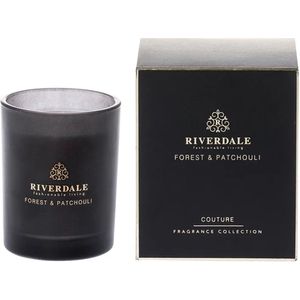 Riverdale - Boutique Geurkaars in pot Forest & Patchouli - 10cm - zwart Zwart