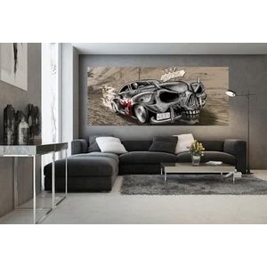 Alchemy Death Hot Rod Car Skull Photo Wallcovering