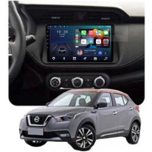 ADIVOX 10.1 inch geschikt voor Nissan Micra vanaf 2017 Android 14 4GB/64GB 8CORE CarPlay/Auto/WiFi/DSP/GPS/RDS/5G/QLED/DAB+